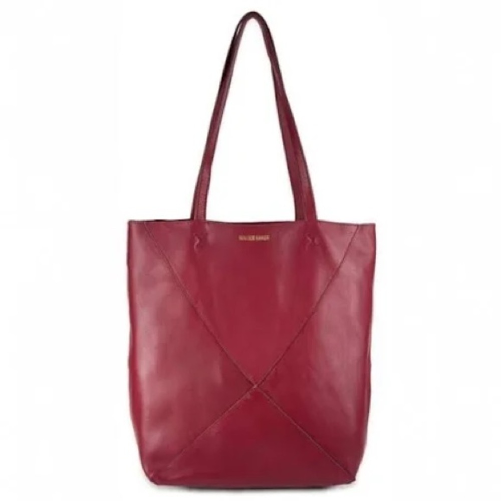 Walter Baker's Ledger tote with removable zip pouch NWOT MSRP $398 Cranberry Red
